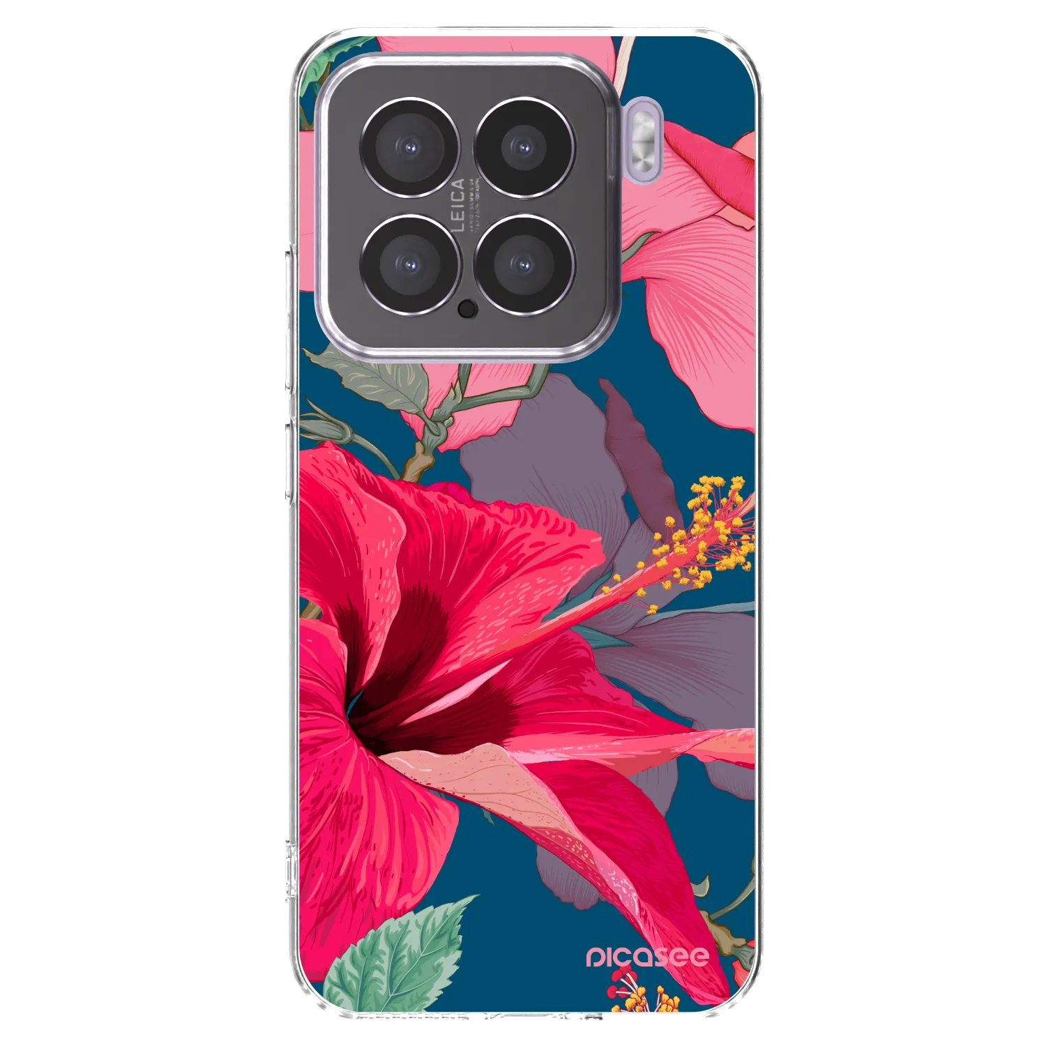 Picasee silikonski prozorni ovitek za Xiaomi 15 - Hibiscus
