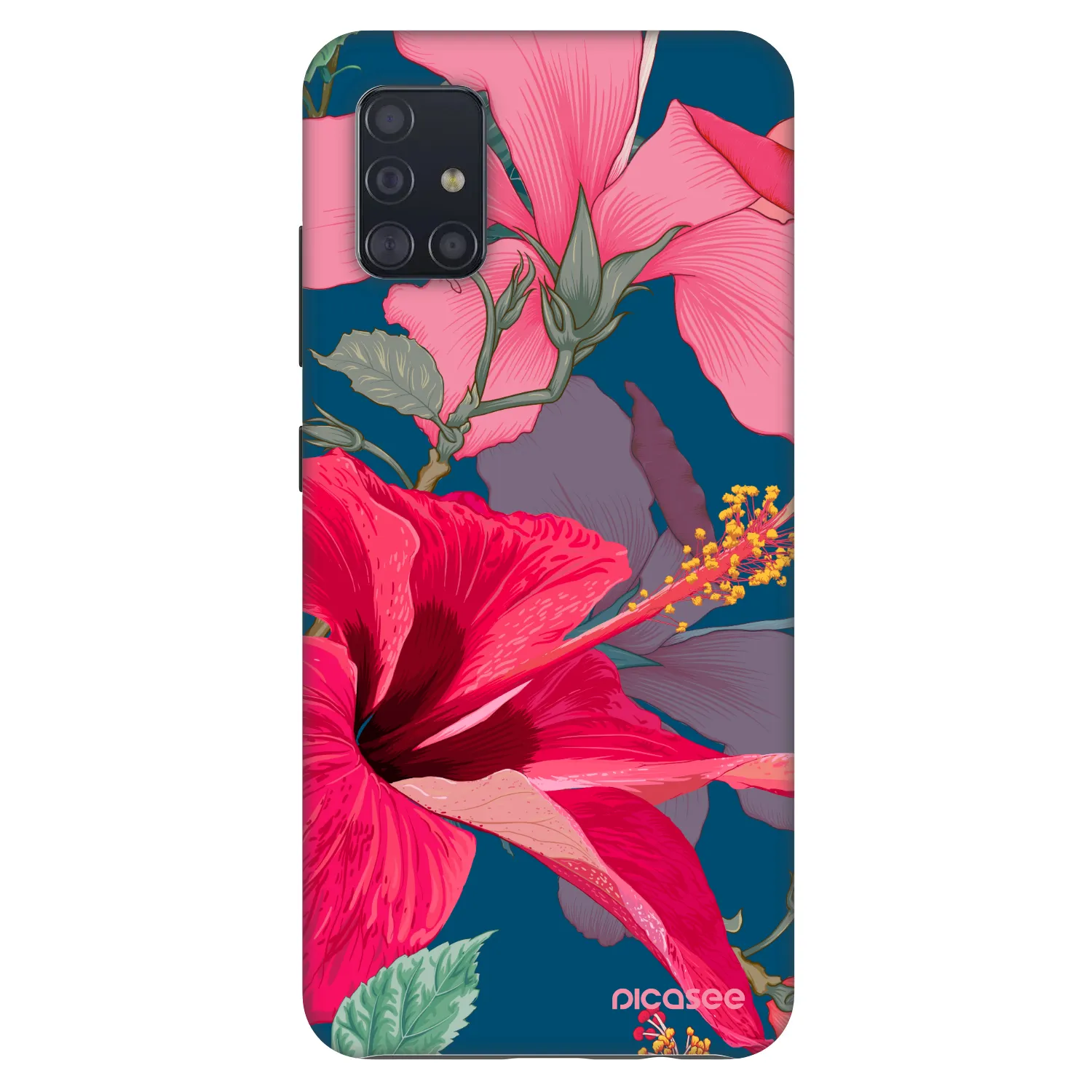 Picasee Fashion Case za Samsung Galaxy A51 A515F - Hibiscus