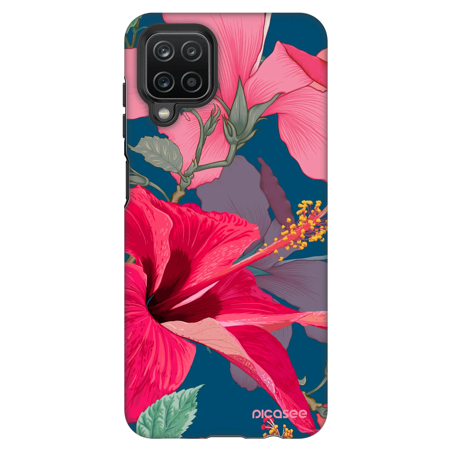 Picasee Fashion Case za Samsung Galaxy A12 A125F - Hibiscus