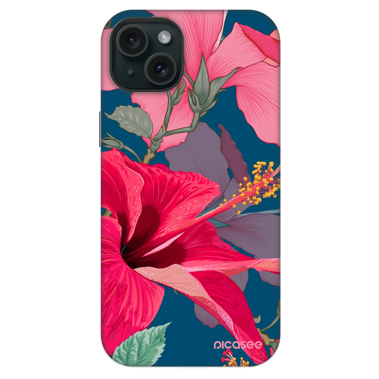Picasee Fashion Case MagSafe za Apple iPhone 14 Plus - Hibiscus