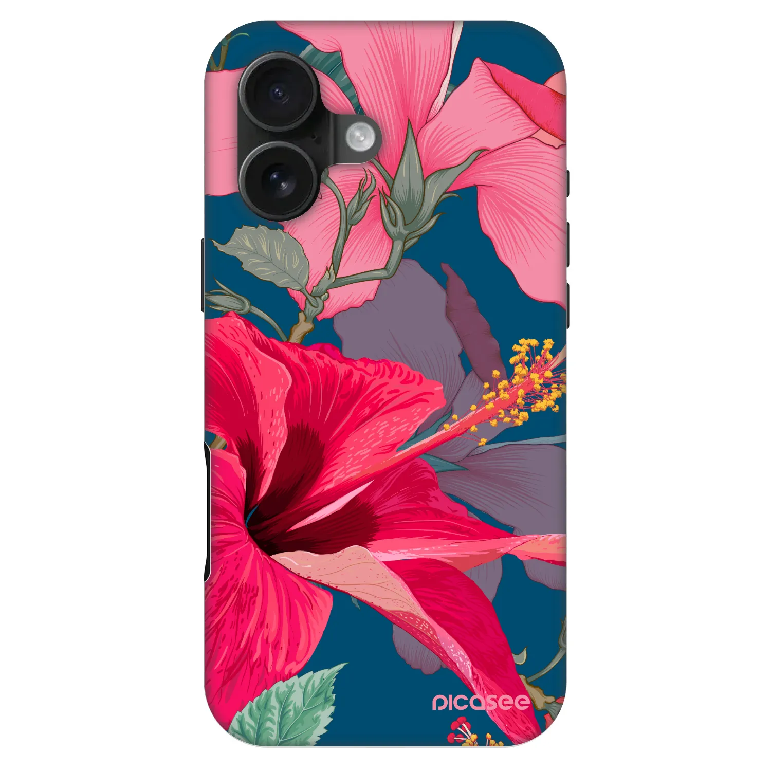 Picasee Fashion Case MagSafe za Apple iPhone 16 - Hibiscus