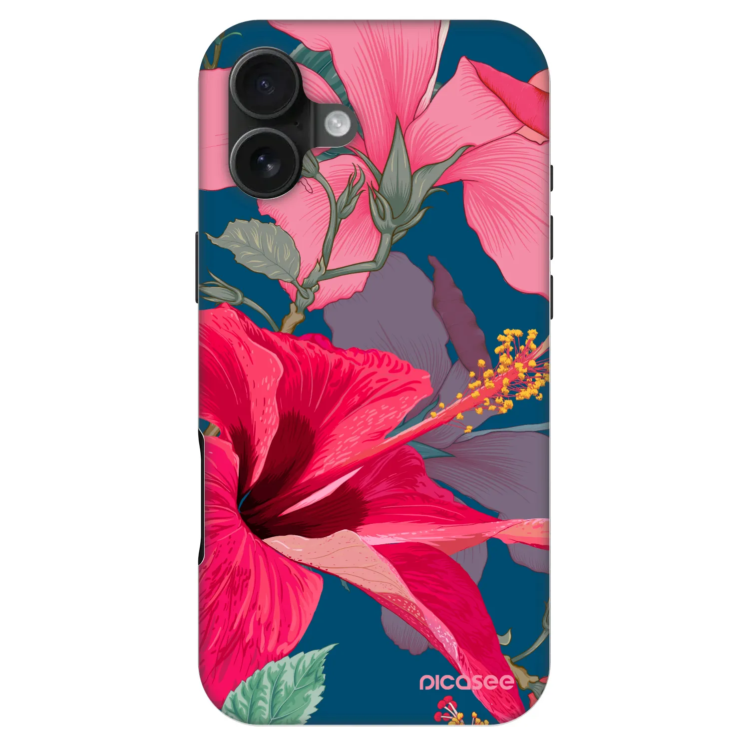 Picasee Fashion Case MagSafe za Apple iPhone 16 Plus - Hibiscus