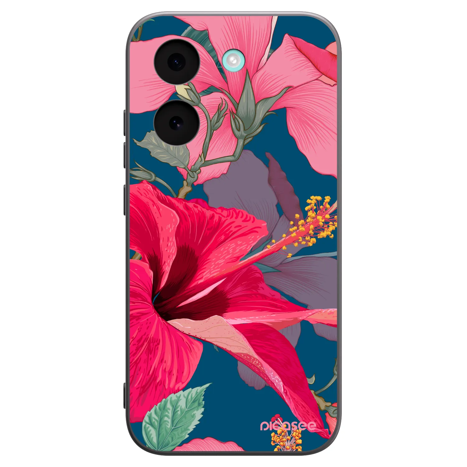 Picasee silikonski črni ovitek za Xiaomi Poco X8 Pro - Hibiscus