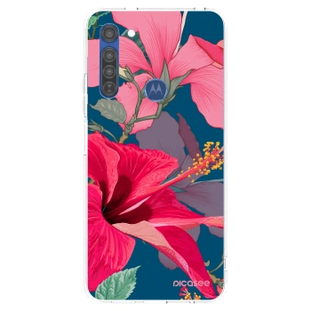 Ovitek za Motorola Moto G8 - Hibiscus