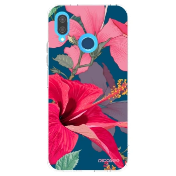 Picasee silikonski prozorni ovitek za Huawei P20 Lite - Hibiscus