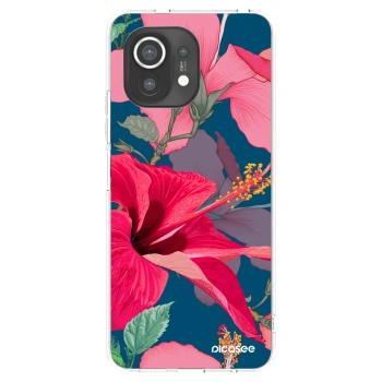Picasee silikonski prozorni ovitek za Xiaomi Mi 11 - Hibiscus