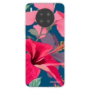 Picasee silikonski prozorni ovitek za Huawei Nova 8i - Hibiscus