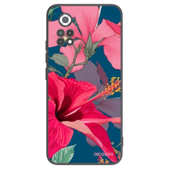 Picasee silikonski črni ovitek za Xiaomi Poco X4 Pro 5G - Hibiscus