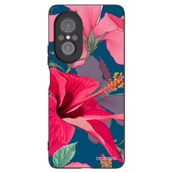 Picasee silikonski črni ovitek za Huawei Nova 9 SE - Hibiscus