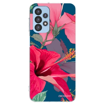 Picasee silikonski prozorni ovitek za Samsung Galaxy A23 A235F 4G - Hibiscus