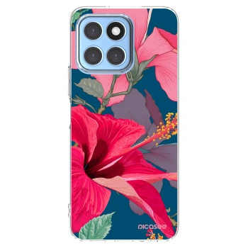 Picasee silikonski prozorni ovitek za Honor X6 - Hibiscus