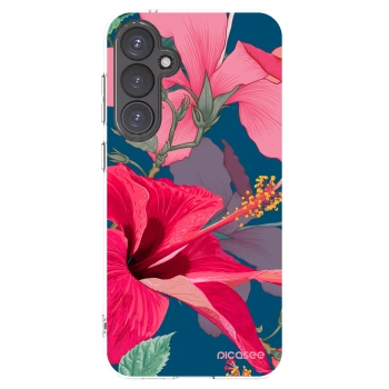 Picasee silikonski prozorni ovitek za Samsung Galaxy S23 FE S711B - Hibiscus
