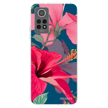 Picasee silikonski prozorni ovitek za Xiaomi Redmi Note 12 Pro 4G - Hibiscus