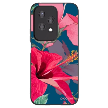 Picasee silikonski črni ovitek za Honor 200 Lite - Hibiscus
