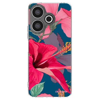 Picasee silikonski prozorni ovitek za Xiaomi Redmi 13 4G - Hibiscus