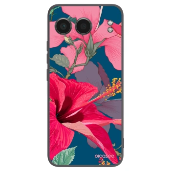 Picasee silikonski črni ovitek za OnePlus Nord 4 - Hibiscus