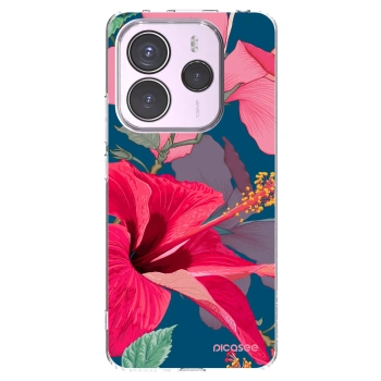 Picasee silikonski prozorni ovitek za Xiaomi Redmi Note 14 5G - Hibiscus