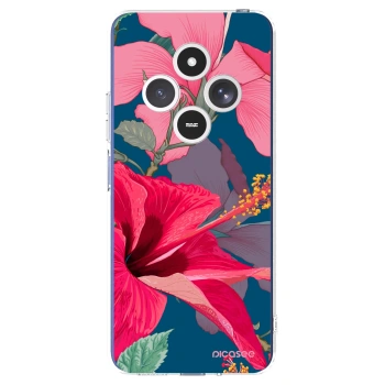 Picasee silikonski prozorni ovitek za Xiaomi Redmi 14C - Hibiscus