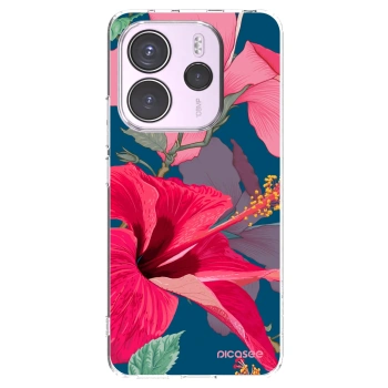 Picasee silikonski prozorni ovitek za Xiaomi Redmi Note 14 4G - Hibiscus
