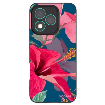 Picasee silikonski črni ovitek za Honor 400 Lite 5G - Hibiscus