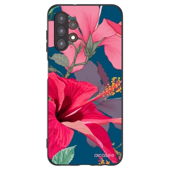 Picasee silikonski črni ovitek za Samsung Galaxy A13 5G - Hibiscus
