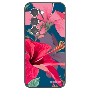 Picasee silikonski črni ovitek za Xiaomi Redmi 15 5G - Hibiscus
