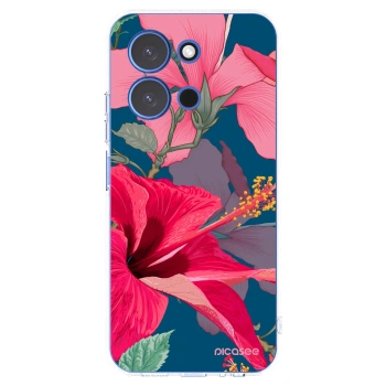 Picasee silikonski prozorni ovitek za Xiaomi Redmi 15C 4G - Hibiscus