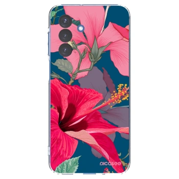 Picasee silikonski prozorni ovitek za Samsung Galaxy A17 5G - Hibiscus