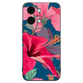 Picasee silikonski črni ovitek za Xiaomi Poco X8 Pro Max - Hibiscus