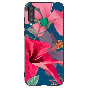 Picasee silikonski črni ovitek za Honor 20 Lite - Hibiscus