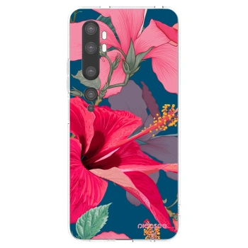 Picasee silikonski prozorni ovitek za Xiaomi Mi Note 10 (Pro) - Hibiscus