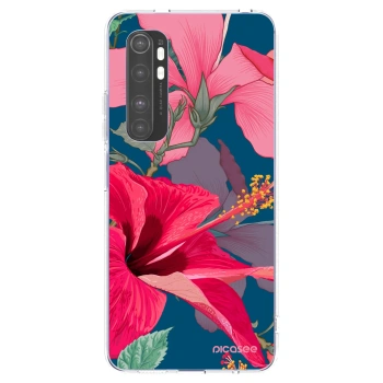 Picasee silikonski prozorni ovitek za Xiaomi Mi Note 10 Lite - Hibiscus