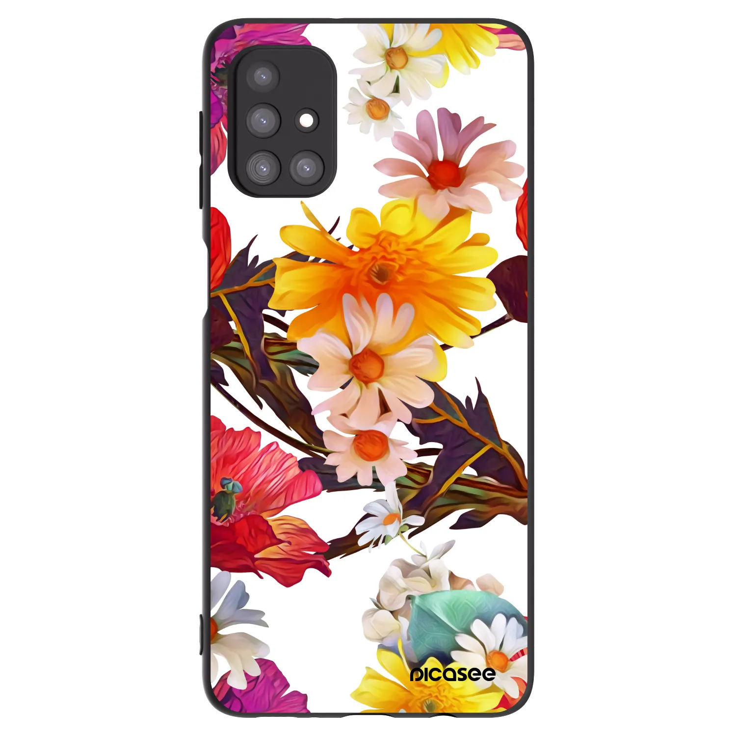 Picasee silikonski črni ovitek za Samsung Galaxy M31s - Meadow