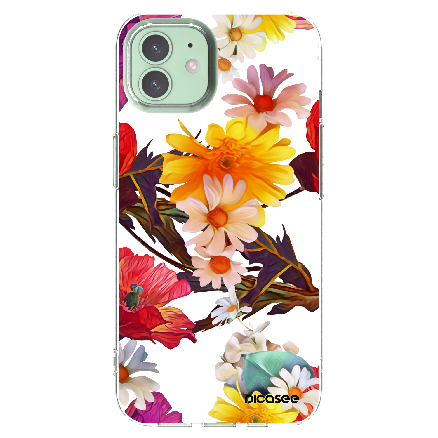 Picasee silikonski prozorni ovitek za Apple iPhone 12 Pro - Meadow