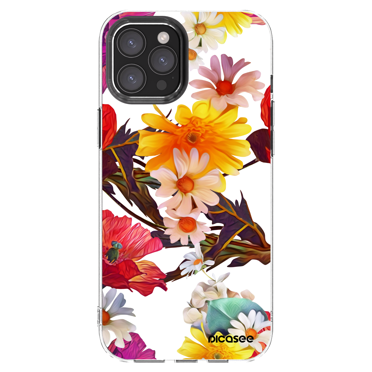 Picasee silikonski prozorni ovitek za Apple iPhone 12 Pro Max - Meadow