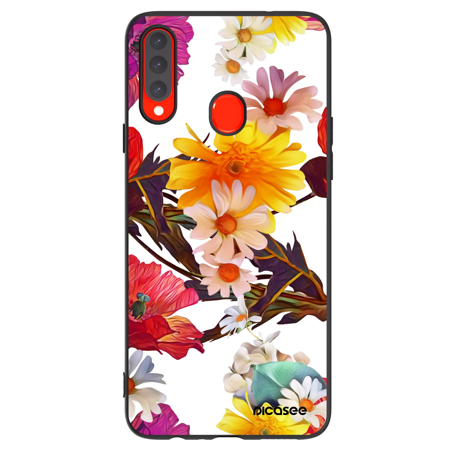 Picasee silikonski črni ovitek za Samsung Galaxy A20s - Meadow