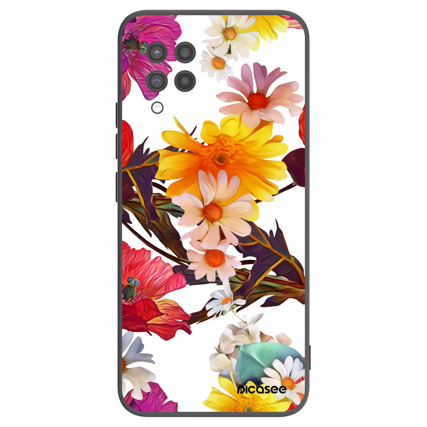 Picasee silikonski črni ovitek za Samsung Galaxy A42 A426B - Meadow
