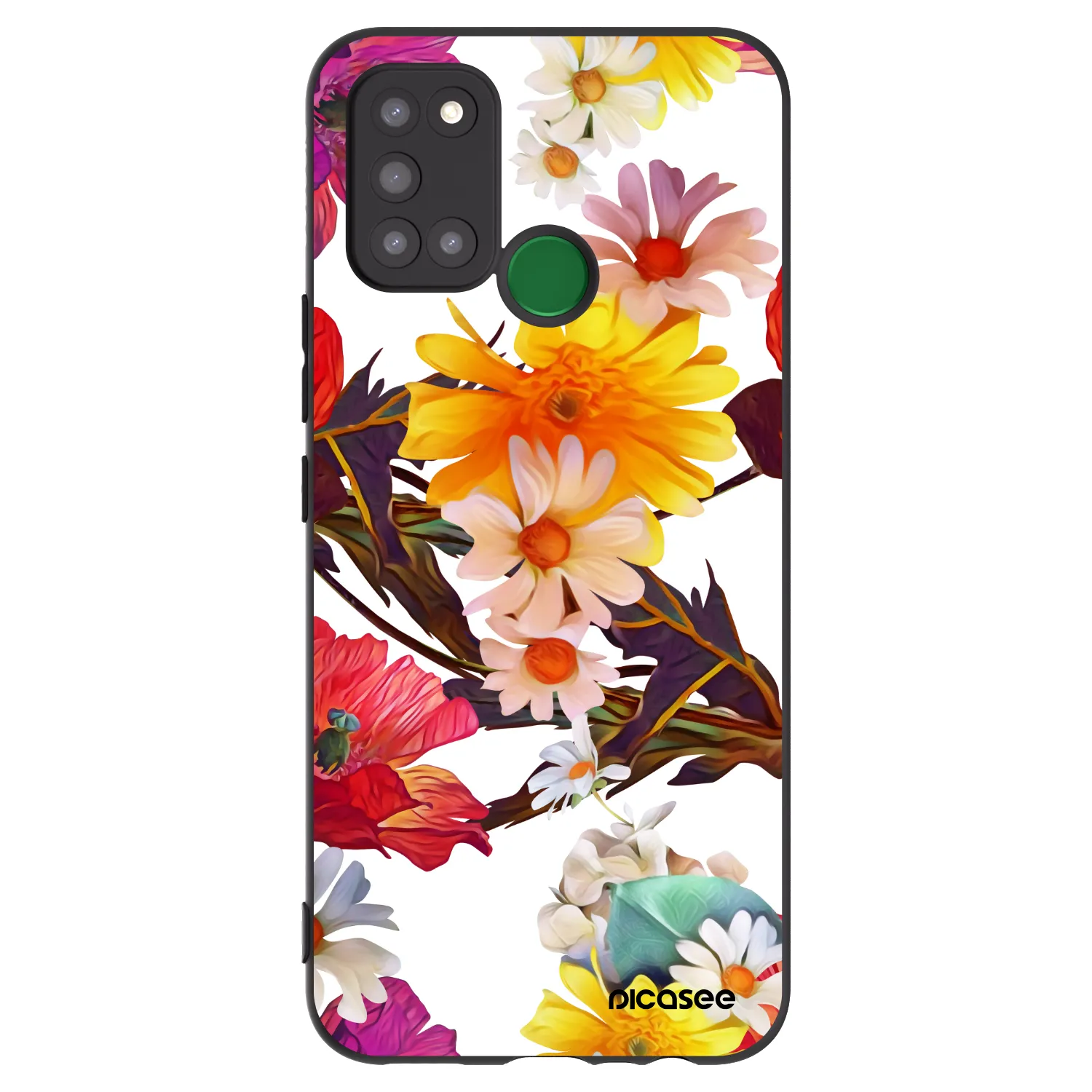 Picasee silikonski črni ovitek za Realme 7i - Meadow