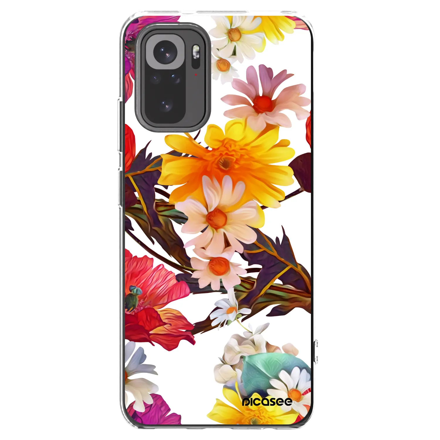 Picasee silikonski prozorni ovitek za Xiaomi Redmi Note 10S - Meadow