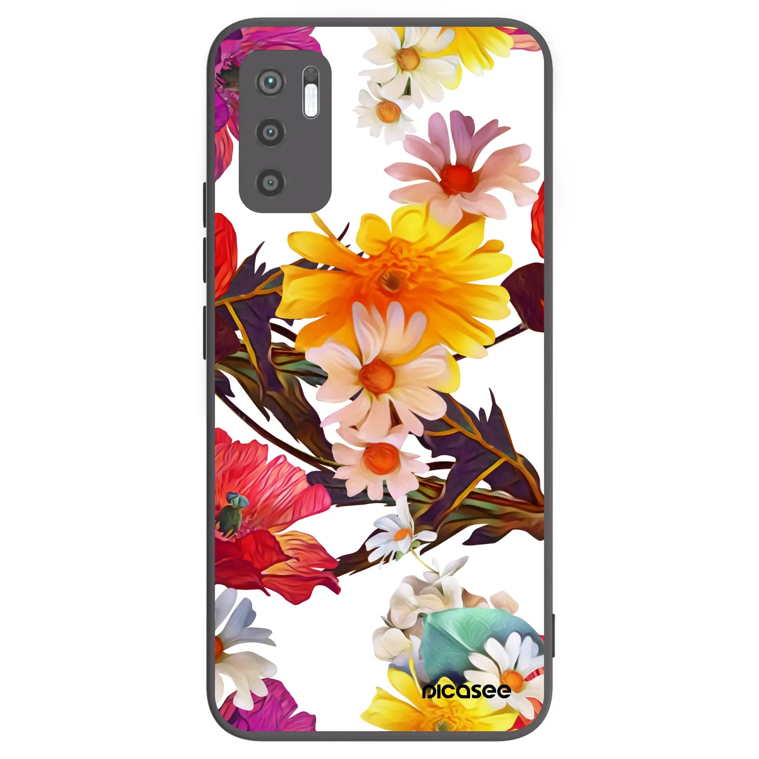 Picasee silikonski črni ovitek za Xiaomi Redmi Note 10 5G - Meadow