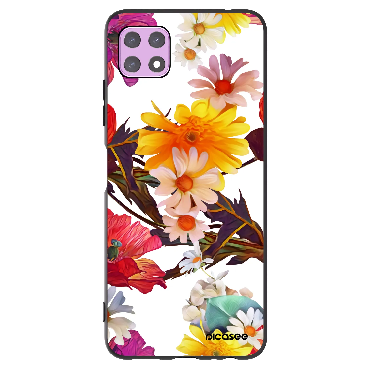 Picasee silikonski črni ovitek za Samsung Galaxy A22 A226B 5G - Meadow