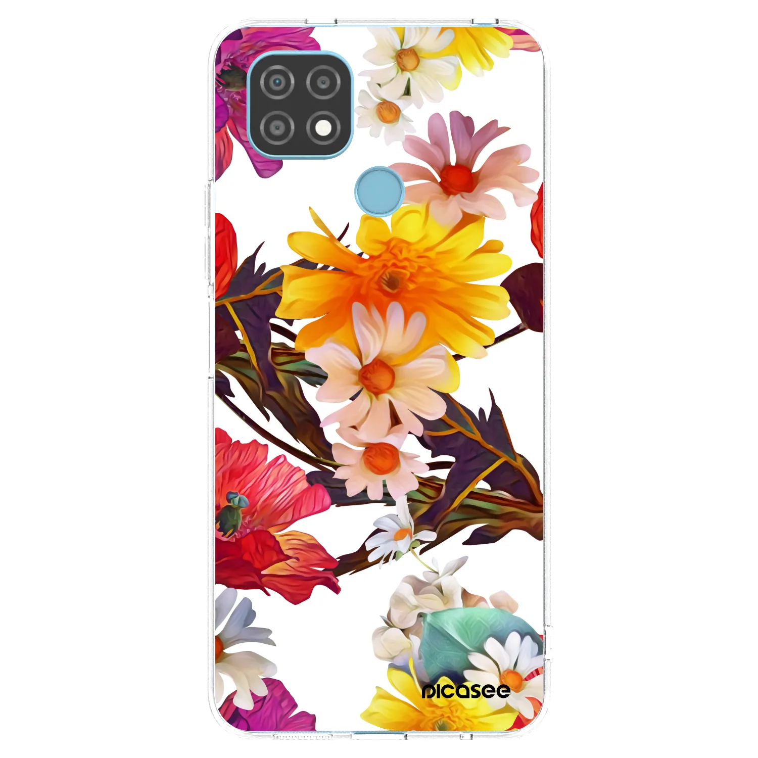 Picasee silikonski prozorni ovitek za Realme C21 - Meadow
