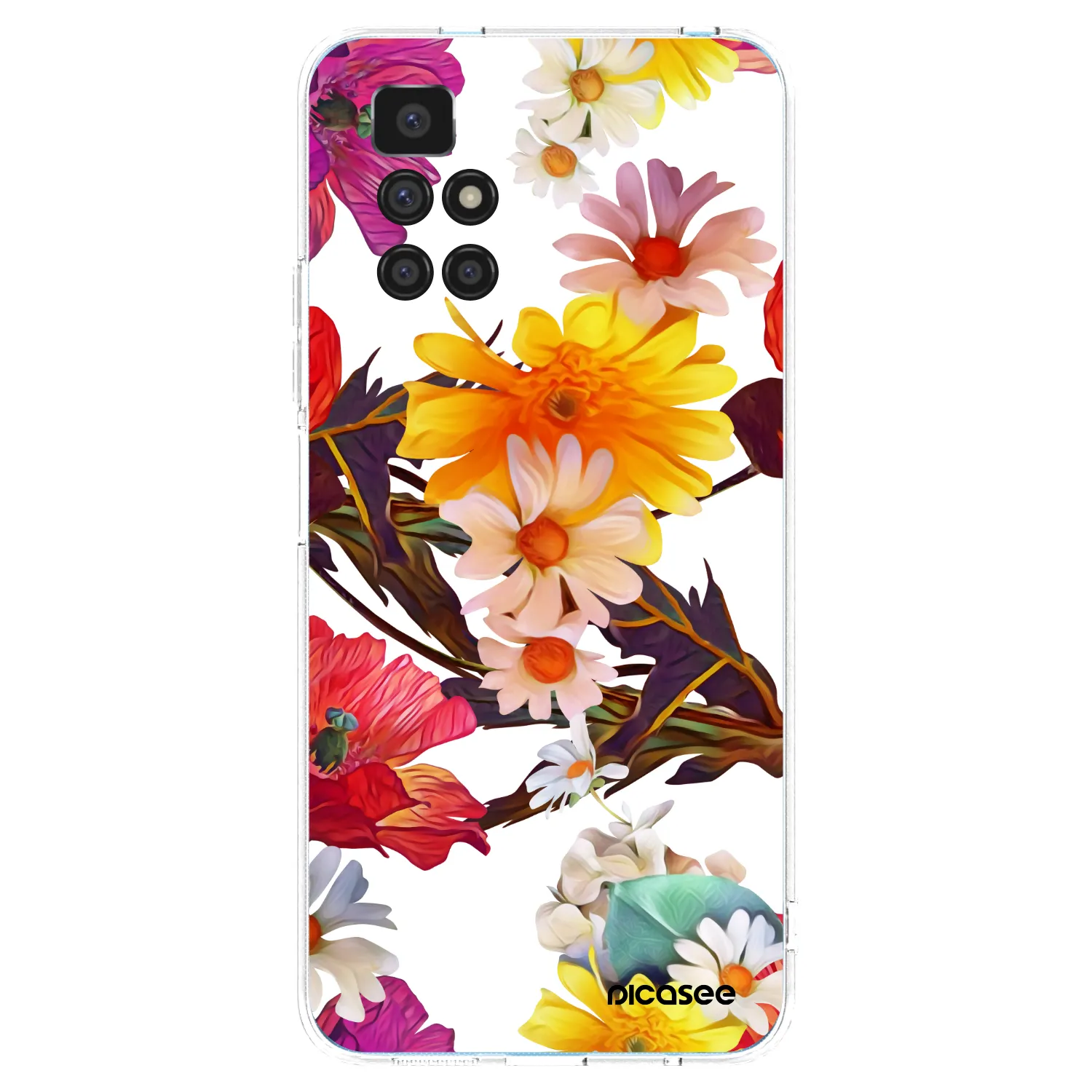 Picasee silikonski prozorni ovitek za Xiaomi Redmi 10 - Meadow