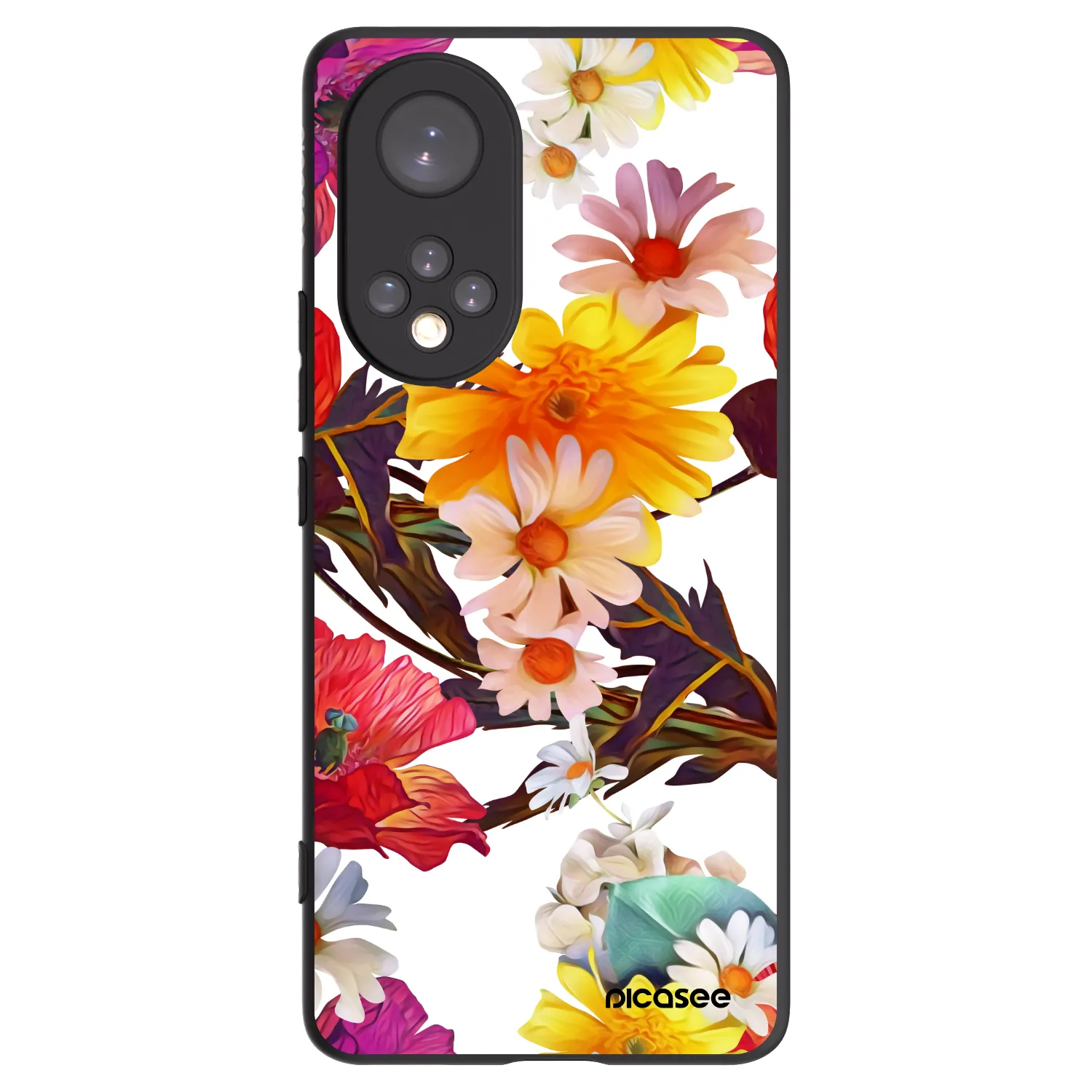 Picasee silikonski črni ovitek za Huawei Nova 9 - Meadow