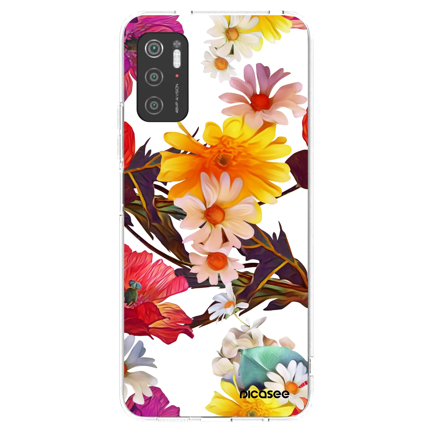 Picasee silikonski prozorni ovitek za Xiaomi Poco M3 Pro 5G - Meadow