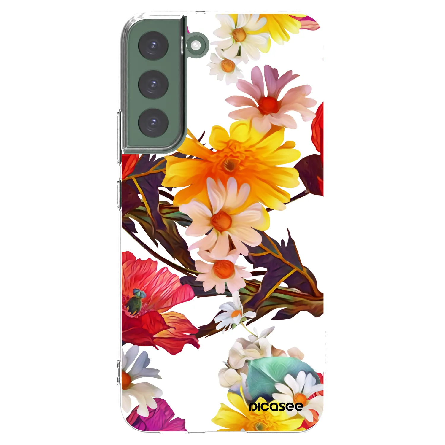 Picasee silikonski prozorni ovitek za Samsung Galaxy S22+ 5G - Meadow