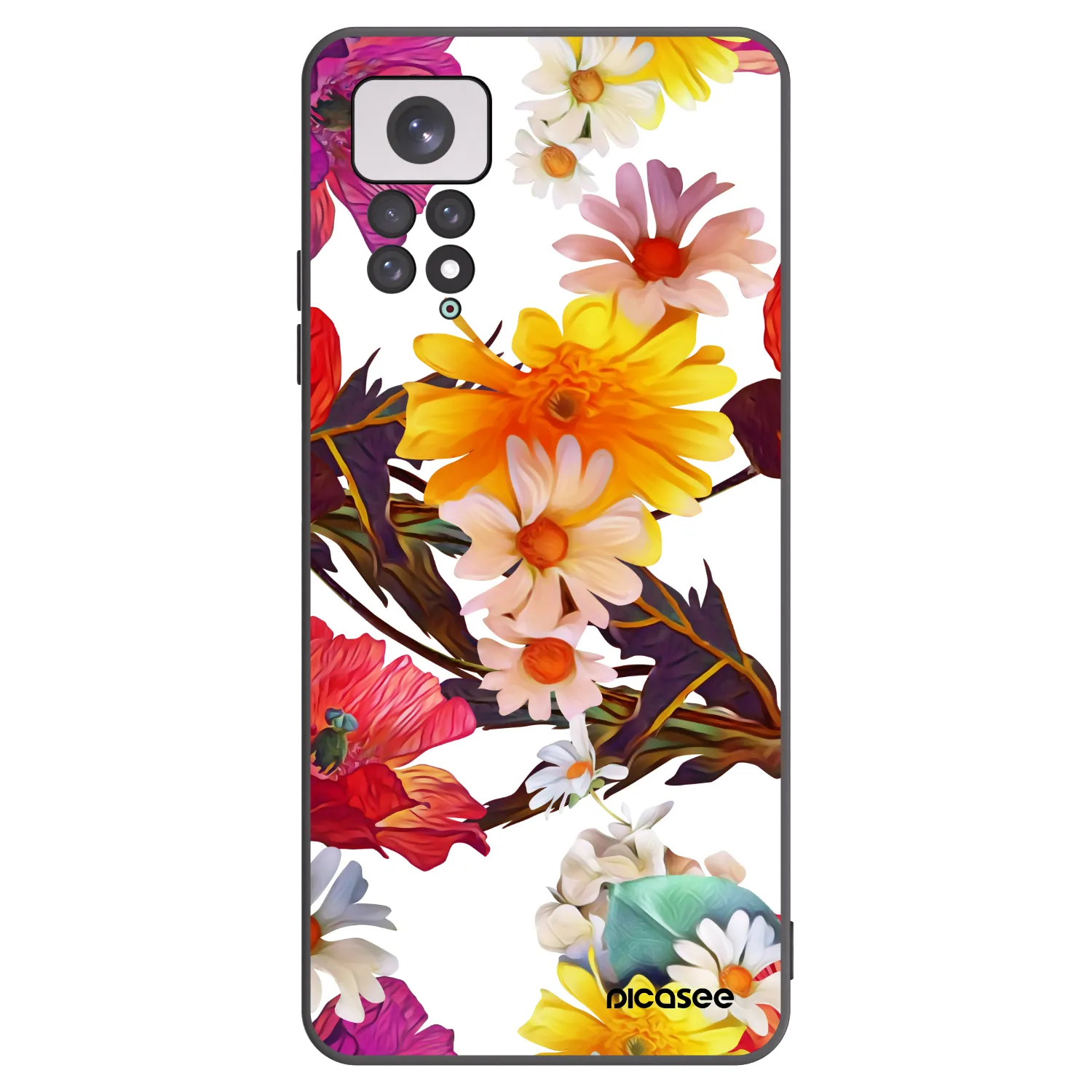 Picasee silikonski črni ovitek za Xiaomi Redmi Note 11 - Meadow