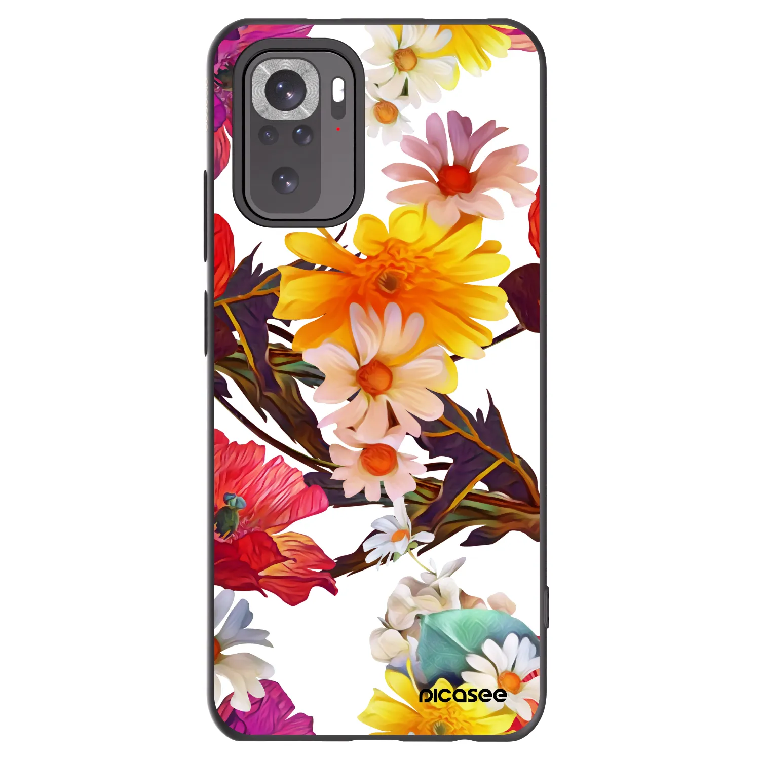 Picasee silikonski črni ovitek za Xiaomi Redmi Note 11S 4G - Meadow