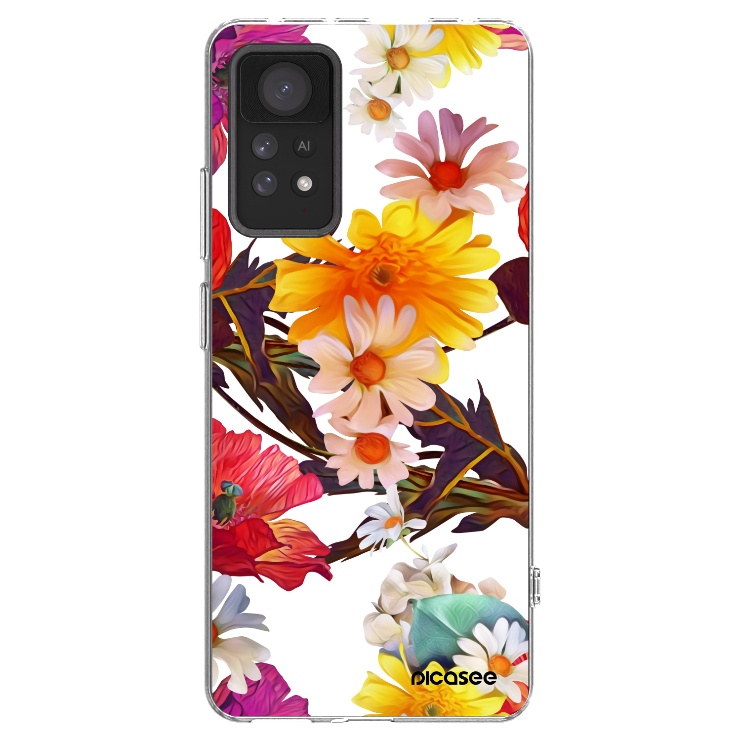 Picasee silikonski prozorni ovitek za Xiaomi Redmi Note 11 Pro 5G - Meadow