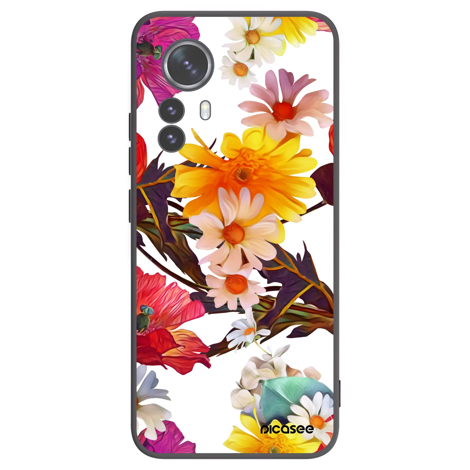 Picasee silikonski črni ovitek za Xiaomi 12 Pro - Meadow